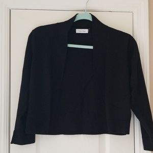 Calvin Klein Black Bolero Sweater